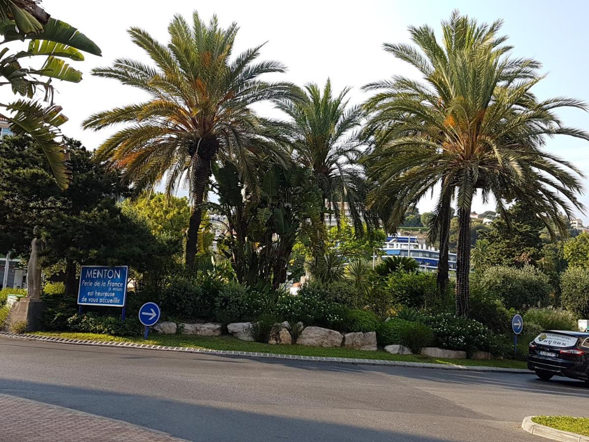 Charmant 2Pcs A 100 M De La Plage Au Calme Menton Eksteriør billede