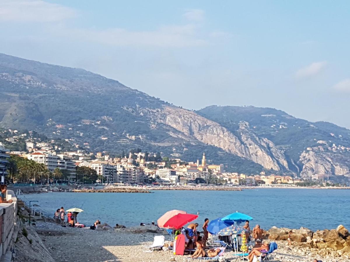 Charmant 2Pcs A 100 M De La Plage Au Calme Menton Eksteriør billede